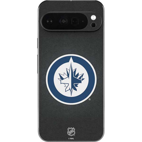 NHL Winnipeg Jets Black Background Pixel 9 Pro XL Skin